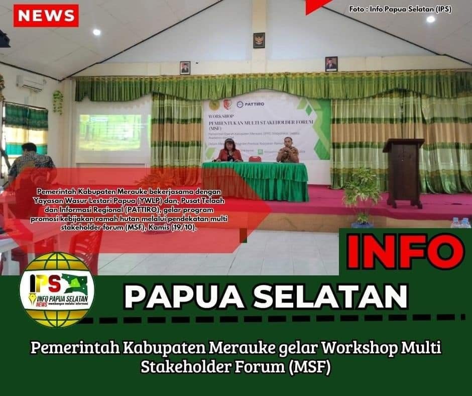 Pemerintah kabupaten merauke galar wokshop multi stakeholder forum (MSF)